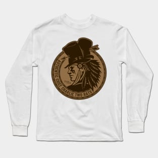 Authentic Chief Charlie Two Hats (Earthy) Long Sleeve T-Shirt